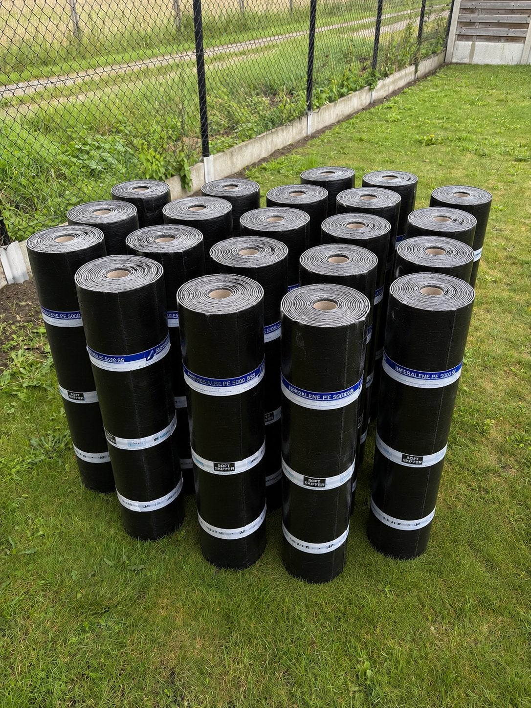 Soprema roofing met leislag, Doe-het-zelf en Bouw, Dakpannen en Dakbedekking, Nieuw, Overige typen, Overige materialen, Grijs