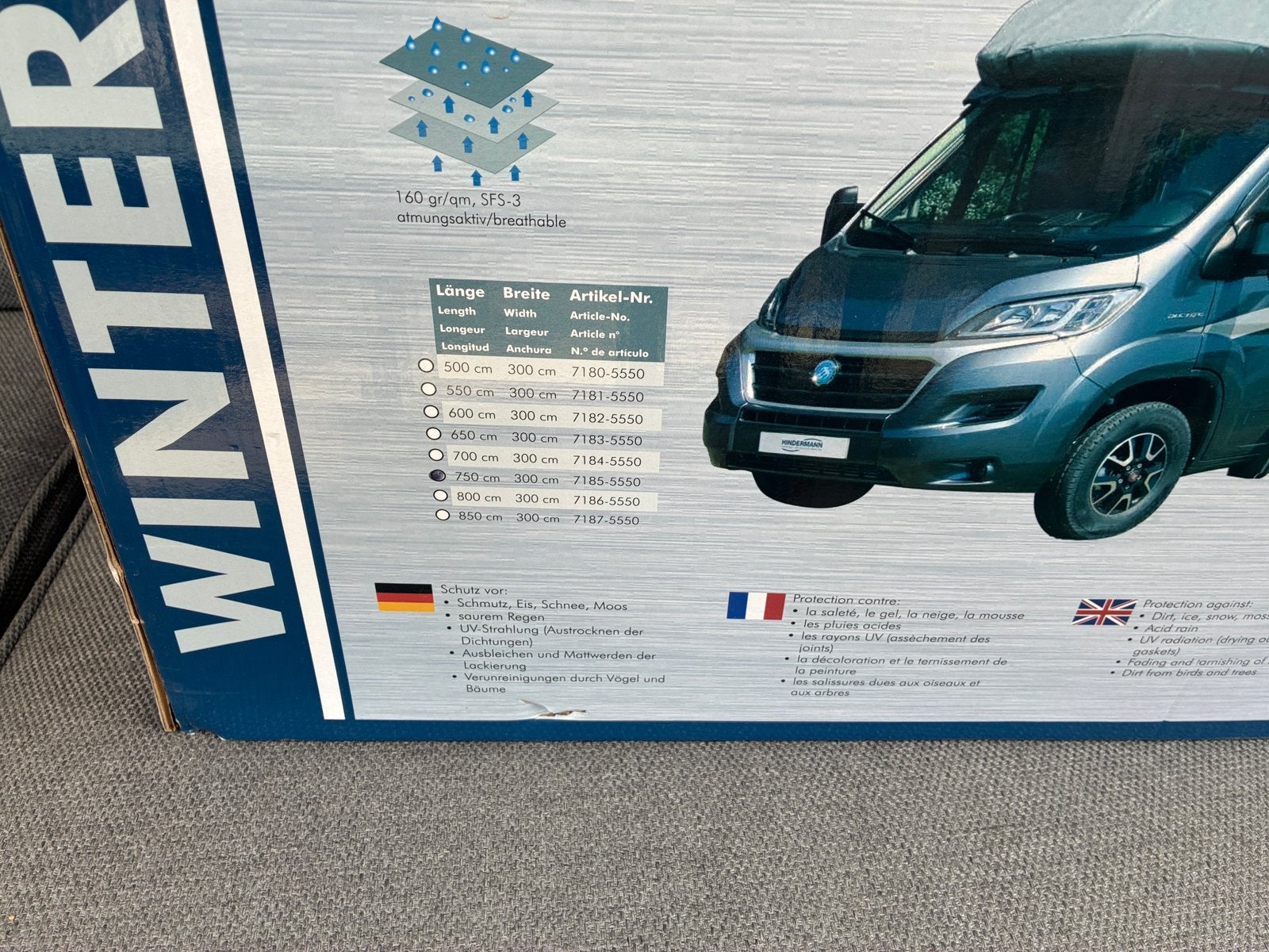 ‼️Dakhoes caravan camper Hindermann 7.5m Nieuw, Ophalen of Verzenden, Nieuw