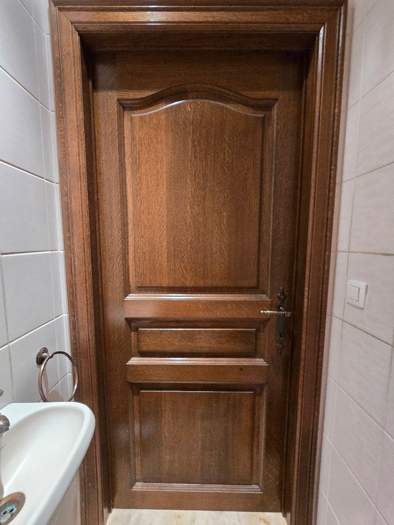 2x massieve eiken deuren, Doe-het-zelf en Bouw, Deuren en Vliegenramen, Ophalen, Hout, Binnendeur