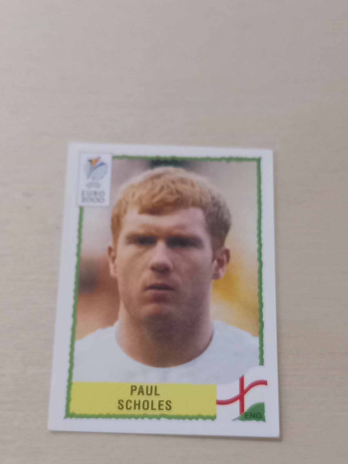 Panini Euro 2000 - Nr. 89 - Paul Scholes, Ophalen of Verzenden, Nieuw, Sticker