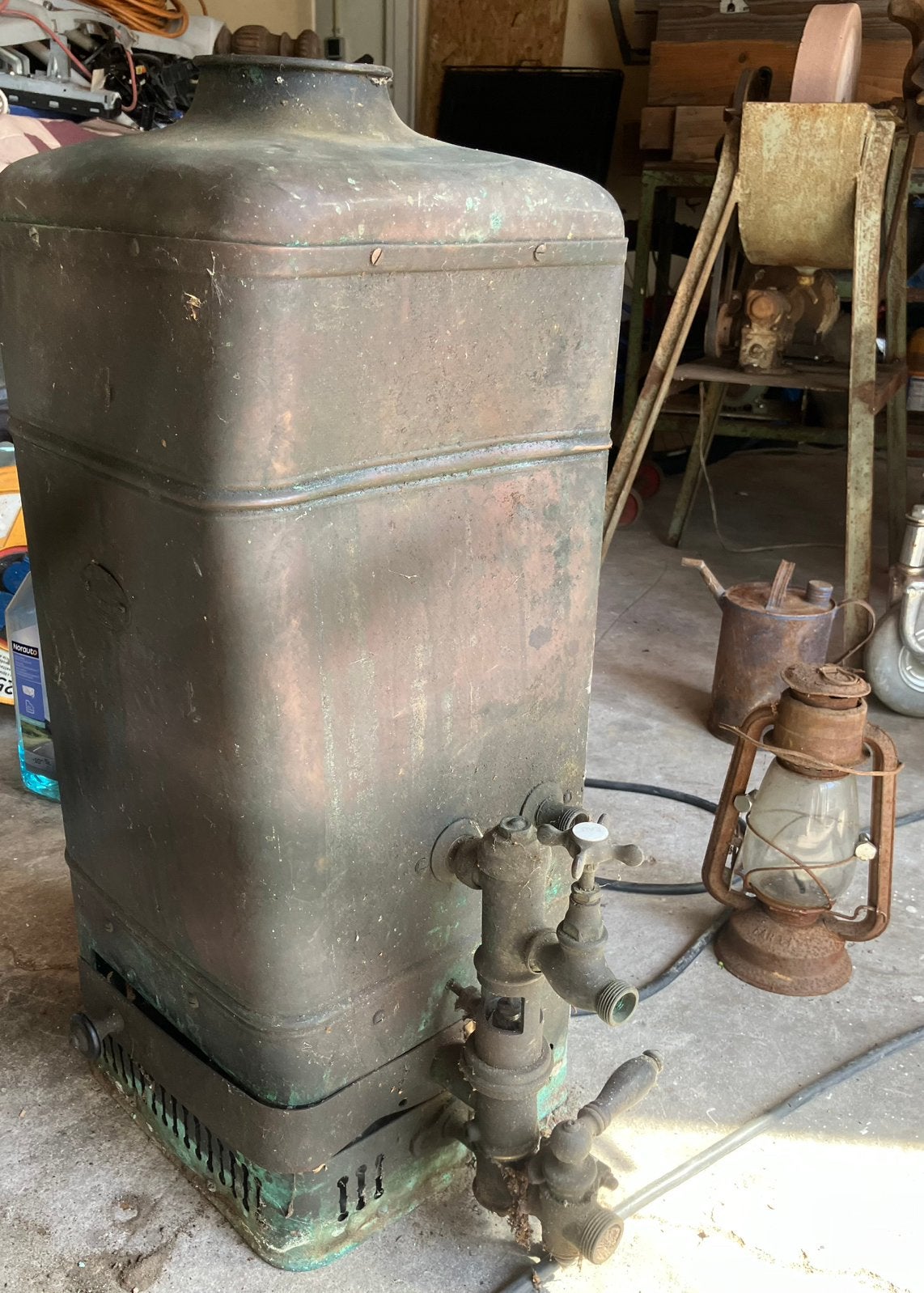 ANTIEKE BOILER, Erg MOOI!!van koper gemaakt, Ophalen