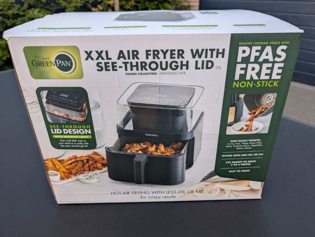 GreenPan XXL airfryer nieuw ongebruikt, Ophalen, Nieuw, Airfryer XXL, 1500 gram of meer