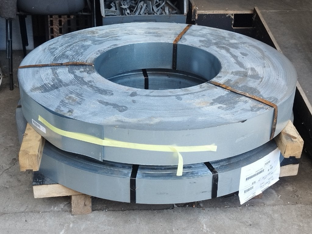 Bandes métalliques galvanisées de 99 et 127 mm de largeur, Bricolage & Construction, Métaux, Enlèvement ou Envoi, Fer, Geen idee