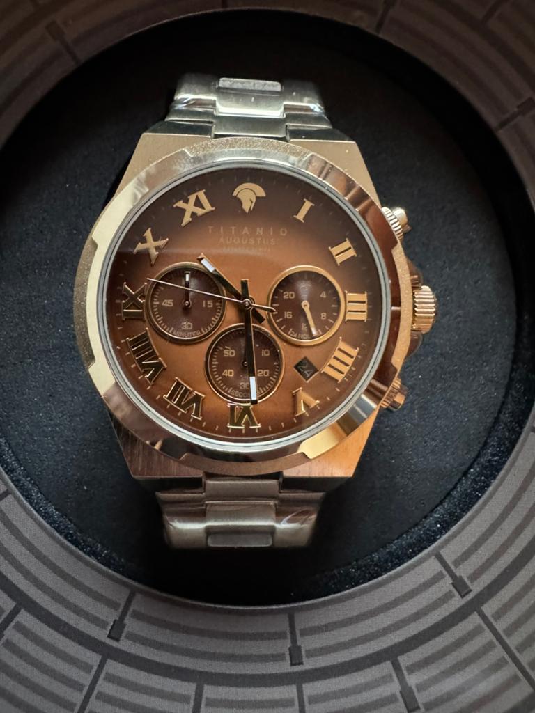 Titanio Nieuw Herenhorloge, Handtassen en Accessoires, Horloges | Heren, Ophalen of Verzenden, Zo goed als nieuw