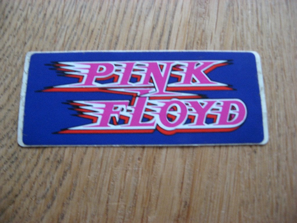 Vintage Sticker Pink Floyd Muziekgroep 11,5 x 4,5 cm, Verzamelen, Ophalen of Verzenden, Nieuw