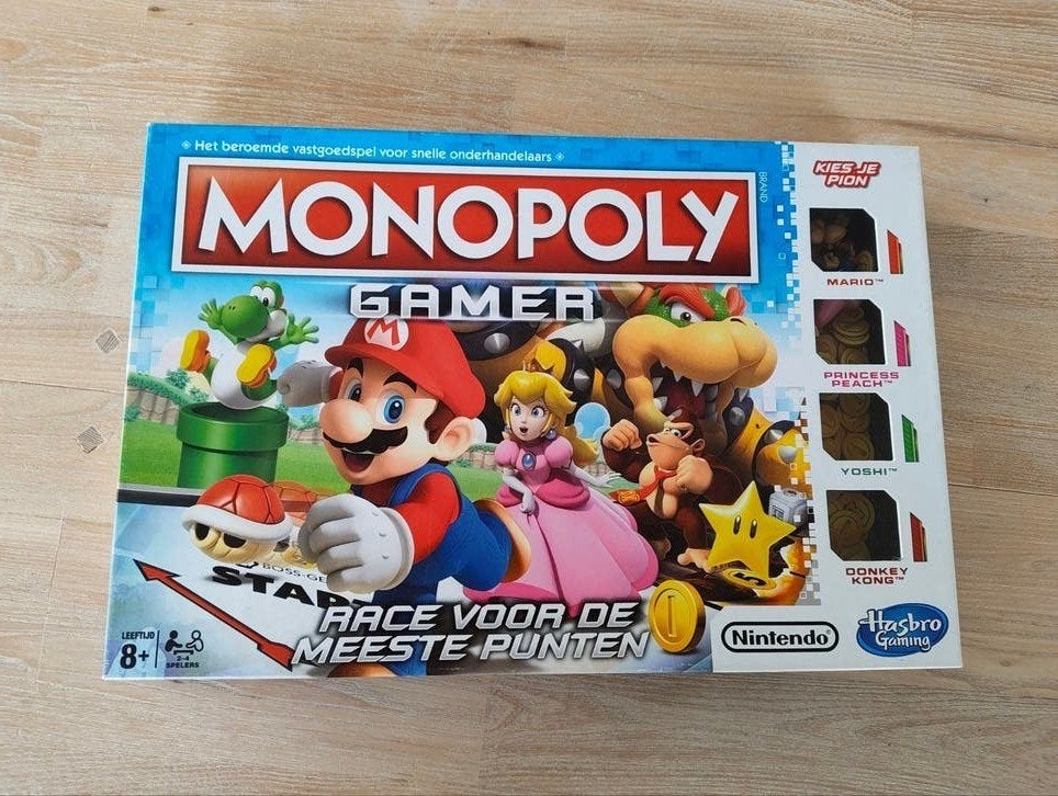 Monopoly Gamer (Mario), 1 ou 2 joueurs, Enlèvement, Utilisé, Hasbro gaming