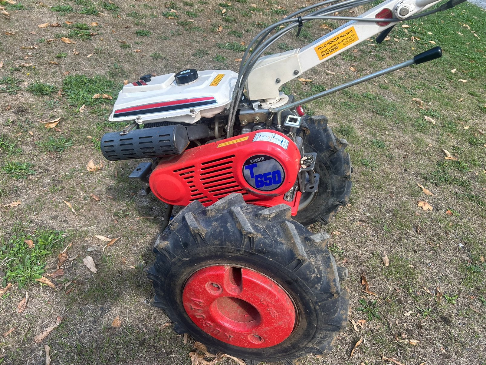 Motoculteur Kubota T650 zo goed als nieuw, Ophalen, Zo goed als nieuw
