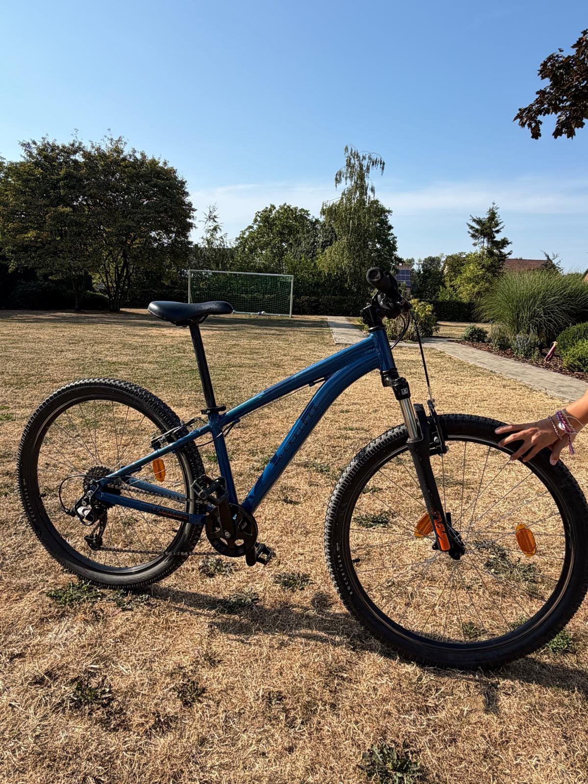 Rockrider ST 500 26” Kinder Mountainbike – Donkerblauw, Fietsen en Brommers, Ophalen, Zo goed als nieuw