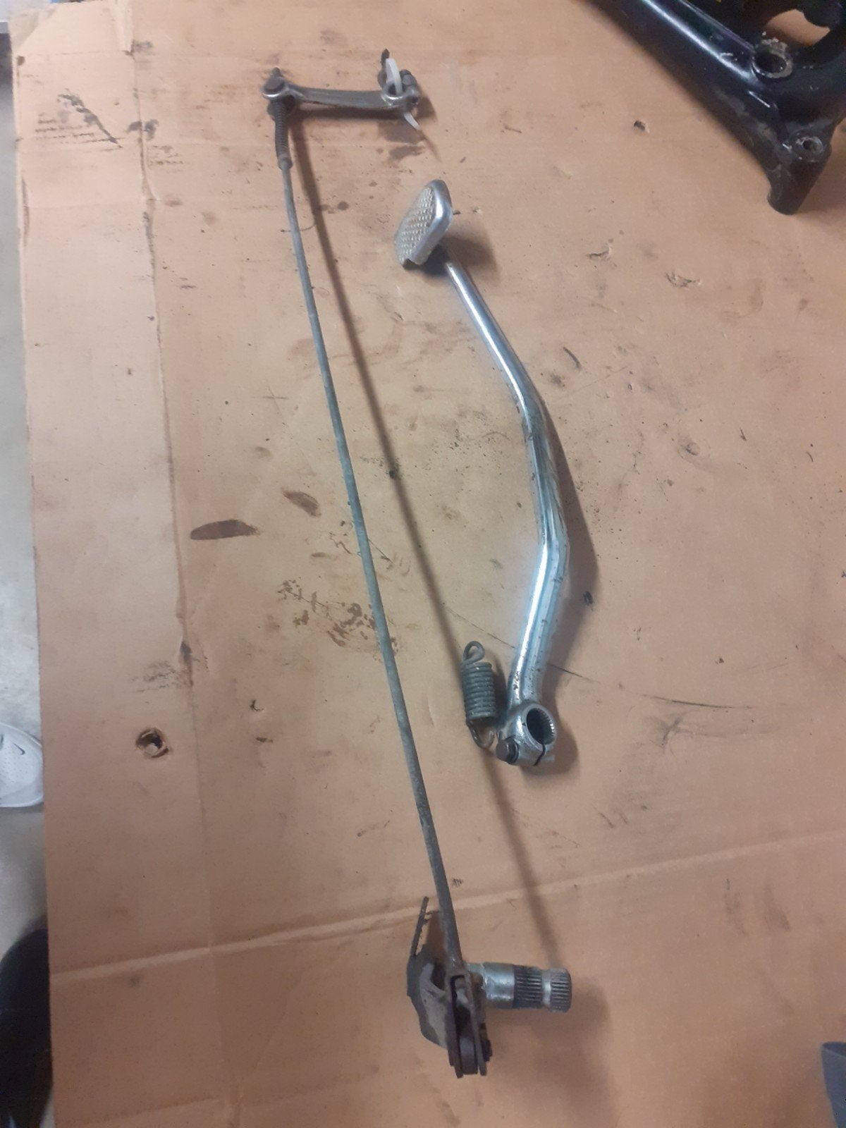 Rempedaal met schakelmechanisme Yamaha XV750 Virago, Motoren, Ophalen, Gebruikt