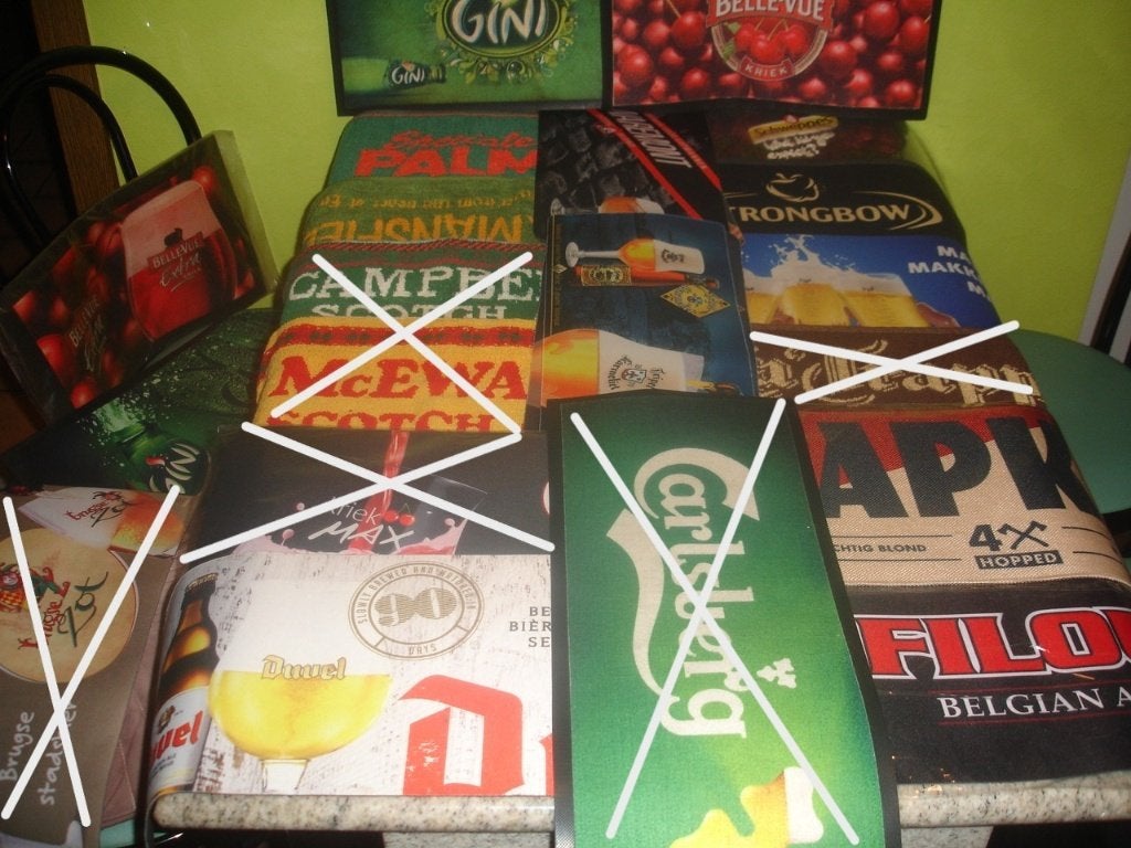 Allerlei toogmatjes, Duvel, Kwak, Maes, enz...., Enlèvement ou Envoi, Comme neuf, Autres types, Autres marques