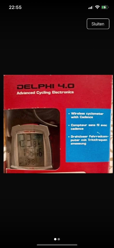 Delphi 4.0 fietscomputer van Blackburn, Vélos & Vélomoteurs, Enlèvement, Neuf