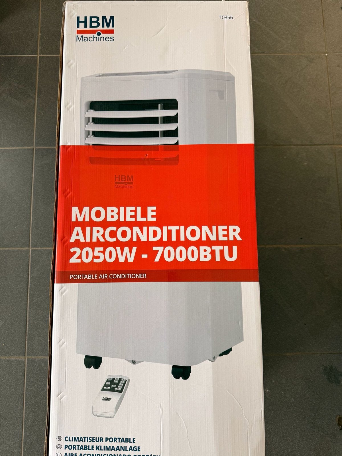 Air conditionné HBM portable, Electroménager, Climatiseurs, Enlèvement, Comme neuf, Télécommande