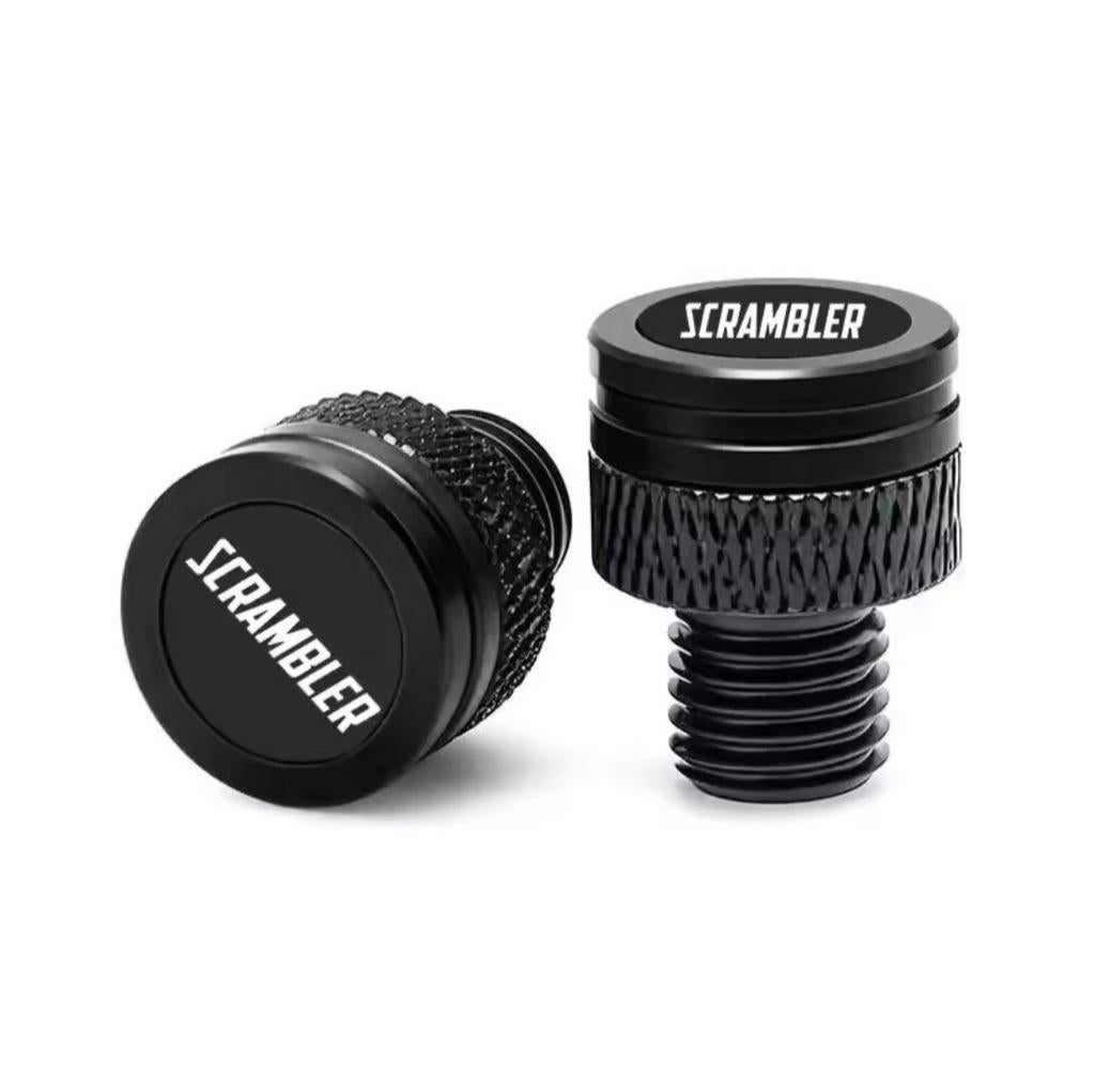 Ducati Scrambler CNC spiegel gat cap plug M10 : nieuw, Motoren, Ophalen of Verzenden