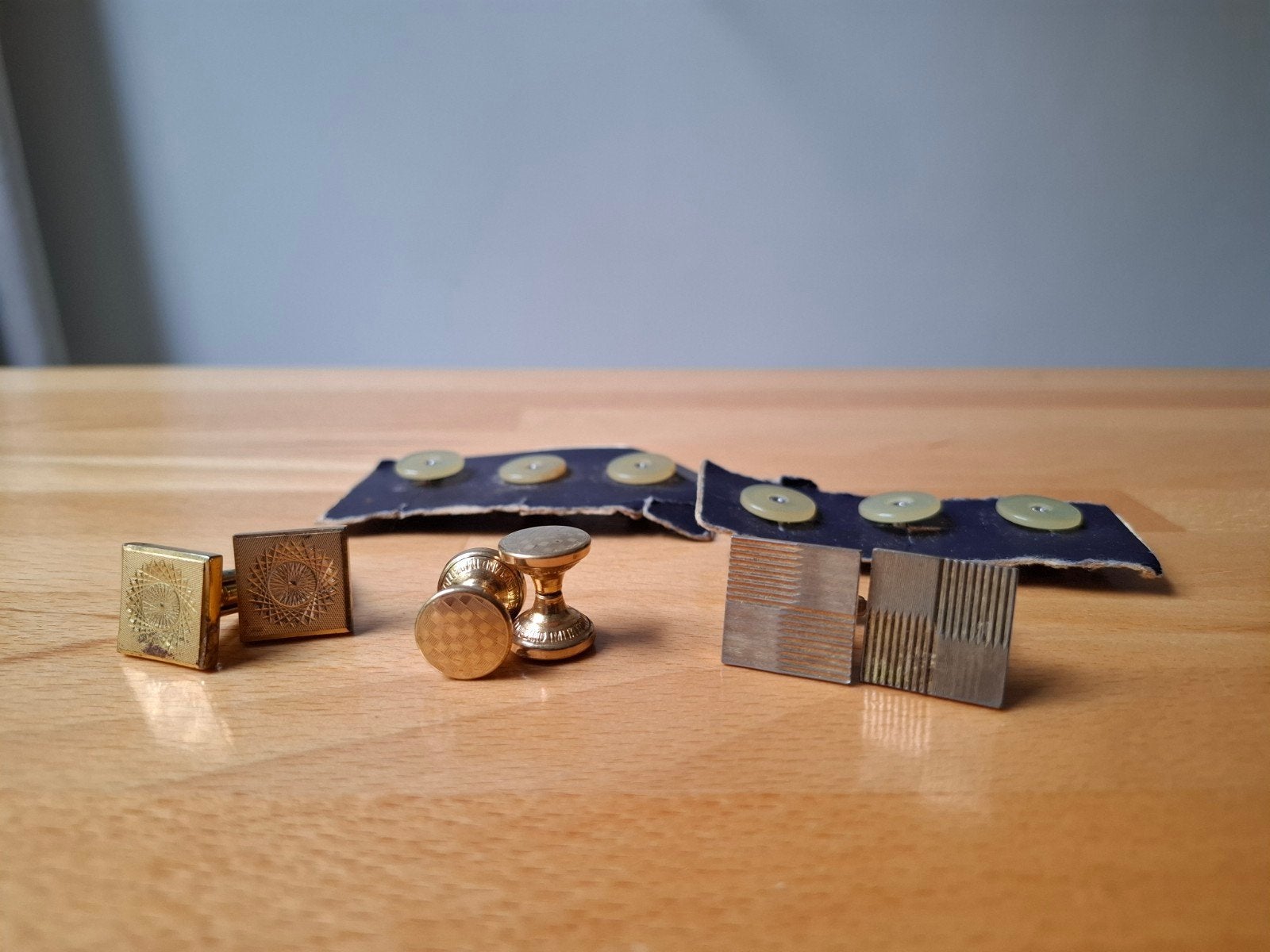 Antieke manchetknopen, Handtassen en Accessoires, Ophalen of Verzenden, Gebruikt, Overige materialen, Verguld