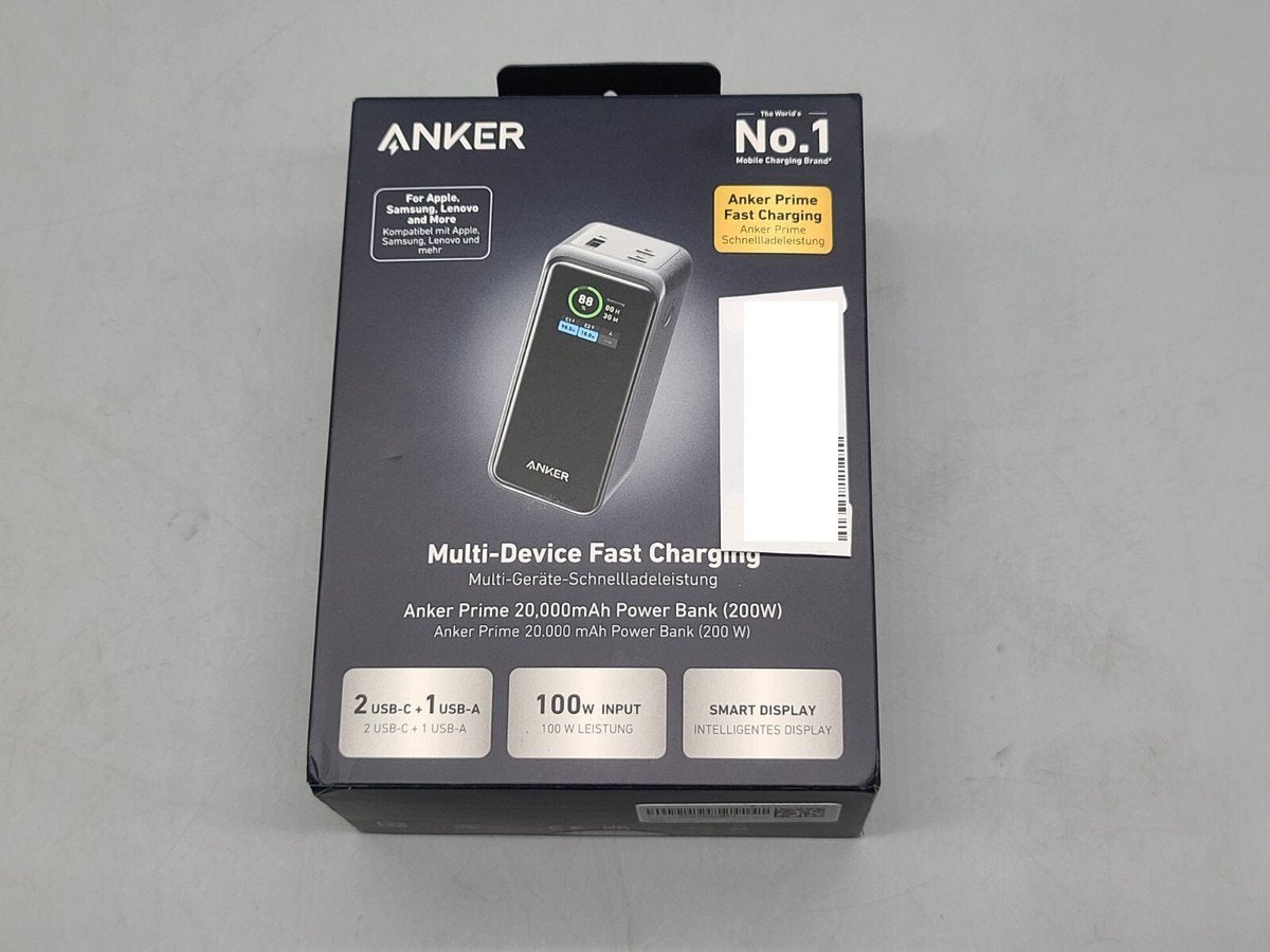 Anker Prime power bank 20.000mah 220W, TV, Hi-fi & Vidéo, Neuf, Autres marques, Samsung, Powerbank