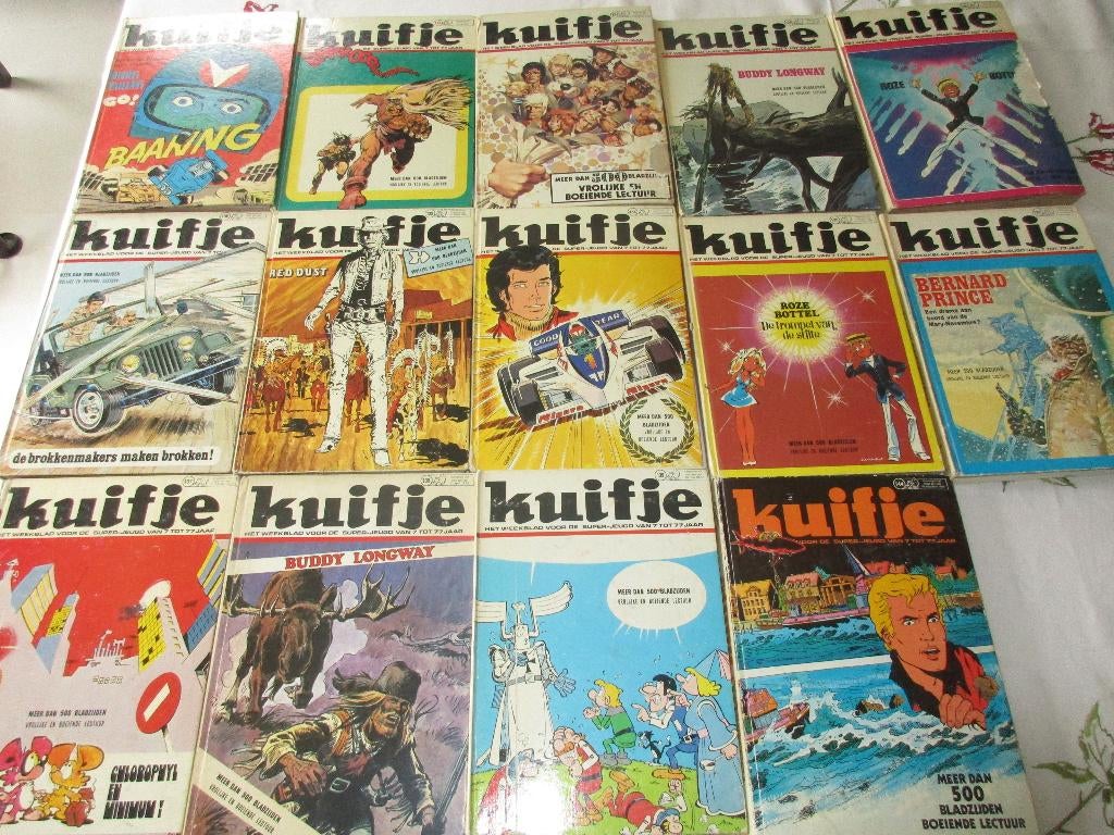 Verzamelboeken weekbladen Kuifje, Meerdere stripboeken, Ophalen, Gelezen, Diverse Auteurs