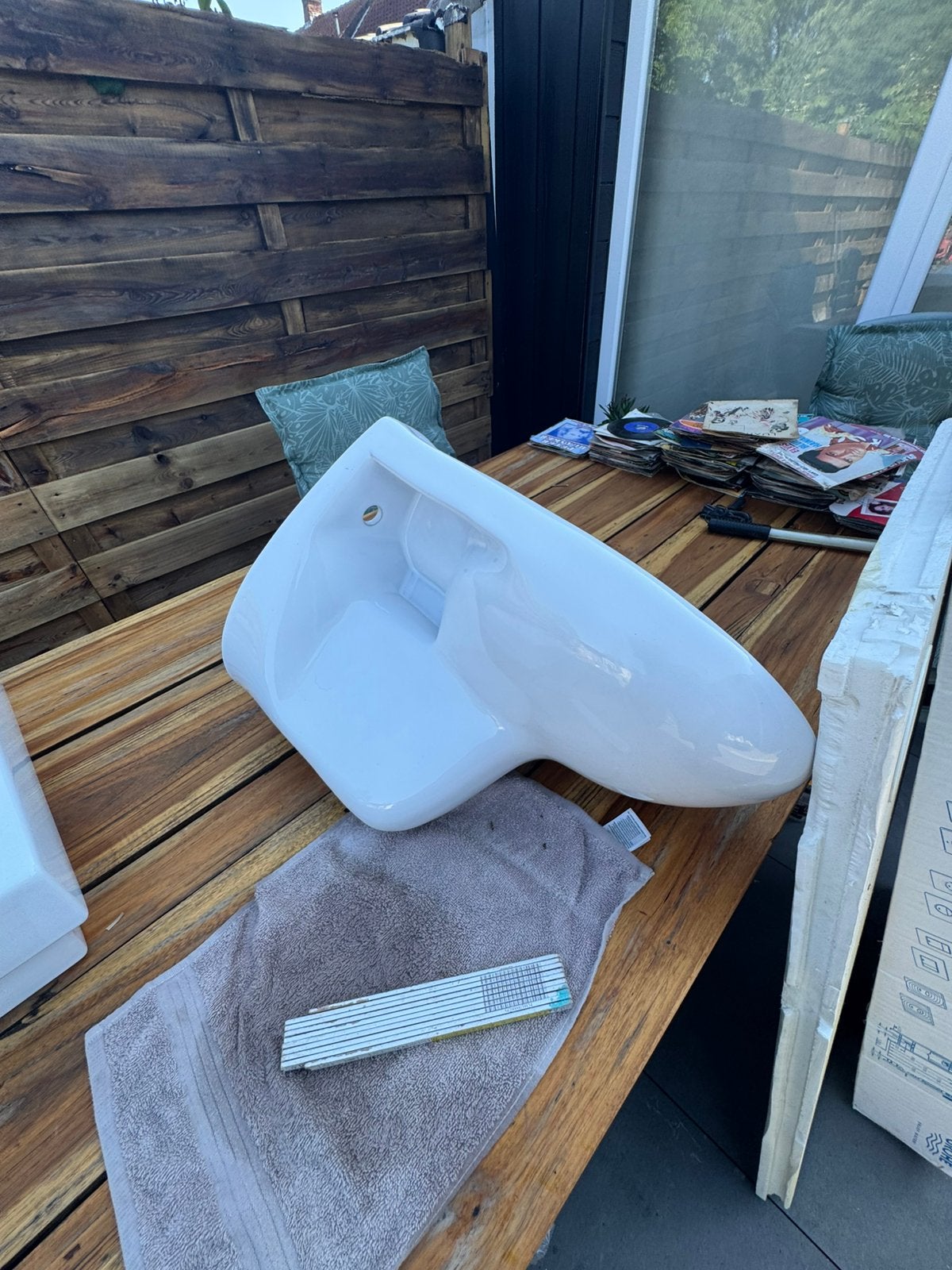 Nieuwe hangtoilet, Fietsen en Brommers, Brommeronderdelen | Oldtimers, Ophalen, Zo goed als nieuw
