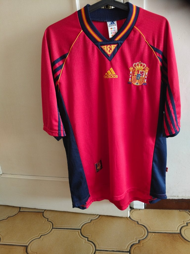 Voetbalshirt Spanje 1998-99, Maat L, Ophalen, Nieuw, Shirt