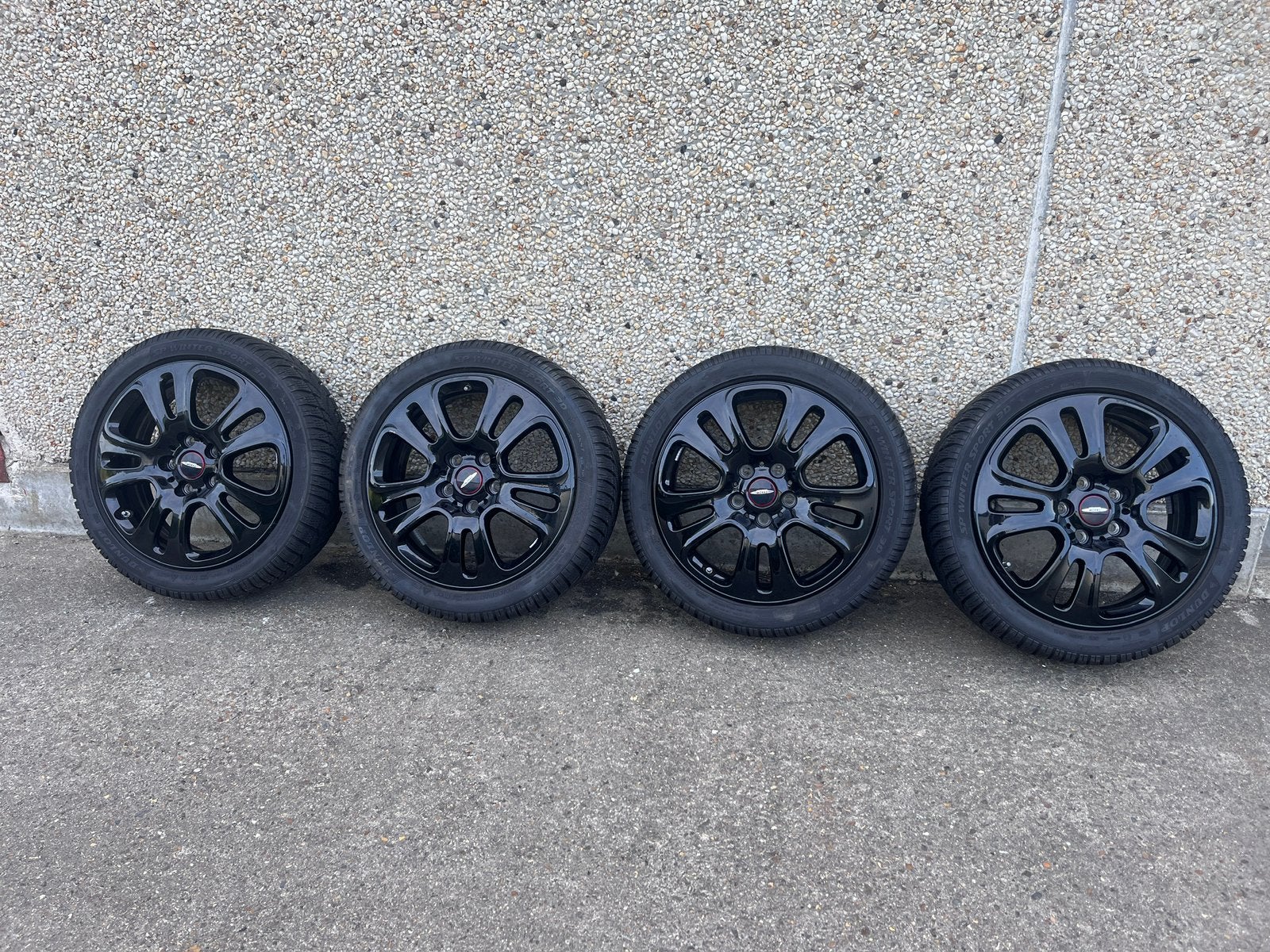 Mini JCW 17inch velgen met winterbanden, Enlèvement, Pneus hiver, Jante(s)