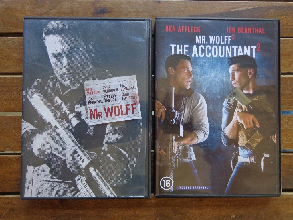 )))  Mr. Wolf 1 & 2  //  Thriller / Action  (((, Enlèvement ou Envoi, Comme neuf, Thriller d'action, À partir de 16 ans