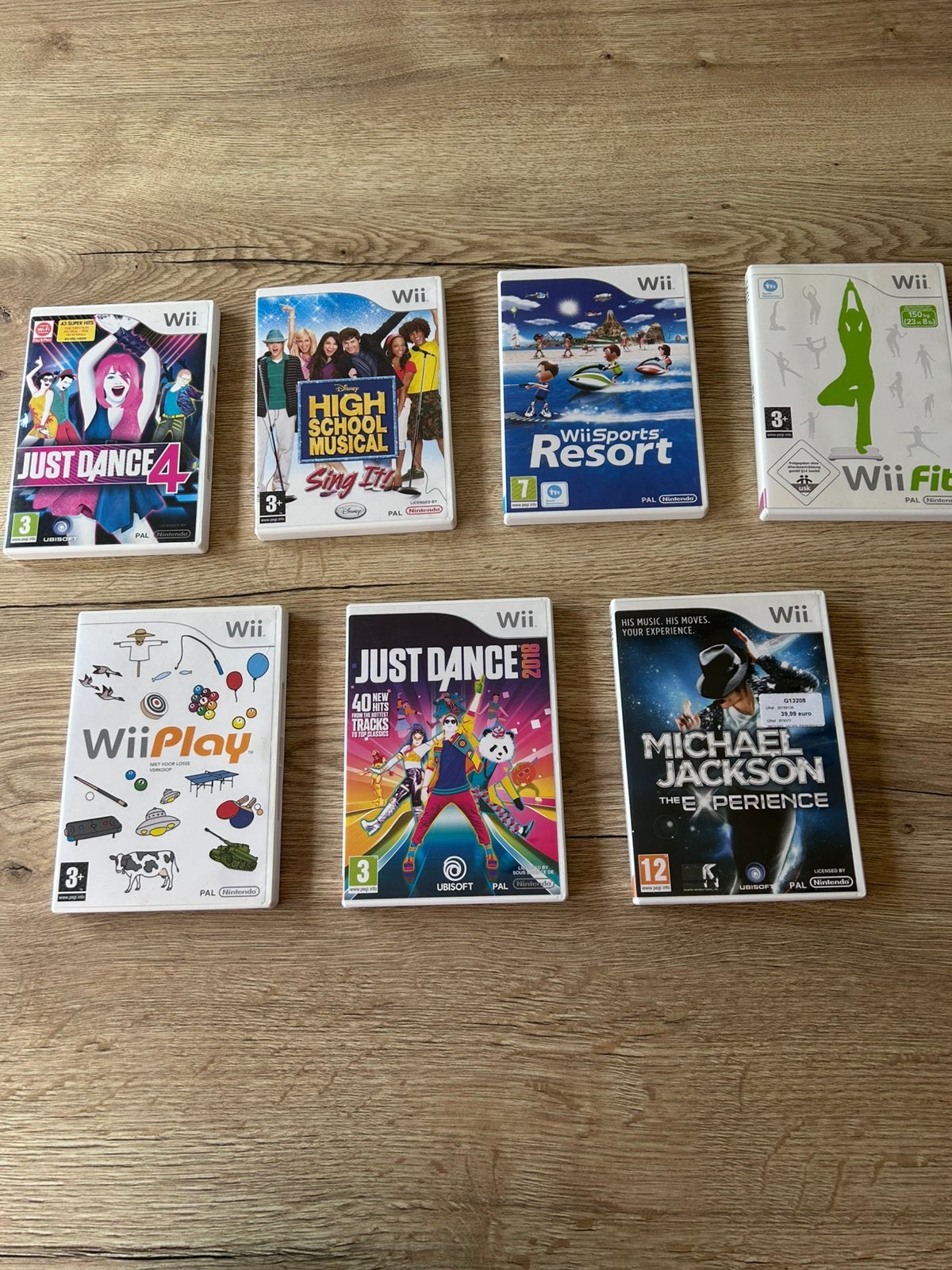 Spelletjes Wii, Games en Spelcomputers, Ophalen, Muziek, Eén computer, Zo goed als nieuw
