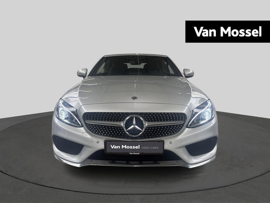 Mercedes-Benz C-Klasse 220d Cabriolet + AMG LINE + LEDER + C, Autos, Argent ou Gris, Entreprise, Cabriolet, Carnet d'entretien