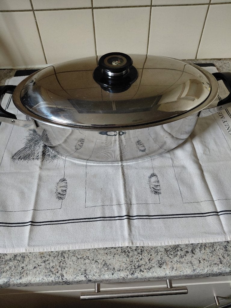 AMC KOOKPAN, Enlèvement ou Envoi, Comme neuf, Casserole ou Cocotte-minute, Plaques à induction