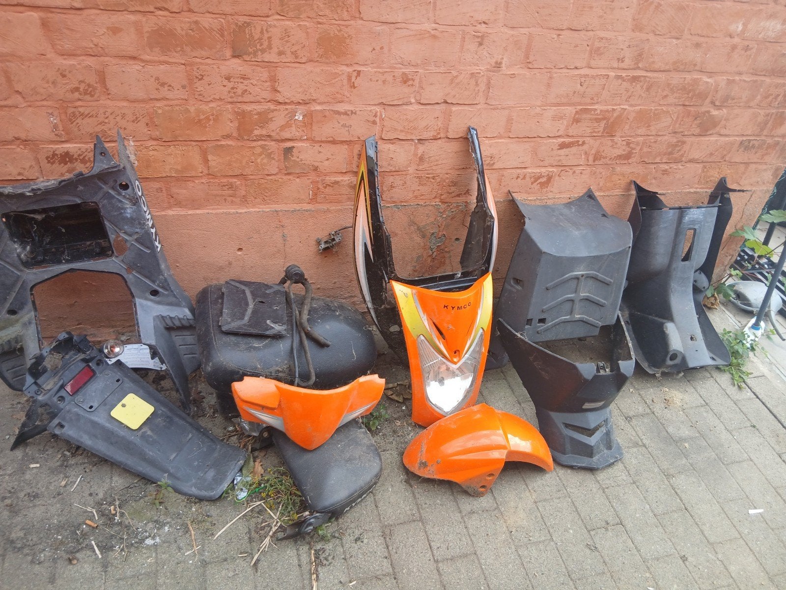 kymco aquality kappen, Ophalen, Kymco