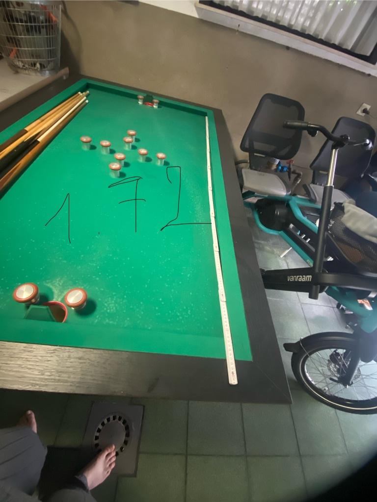 Biljard, Ophalen, Gebruikt, Biljarttafel