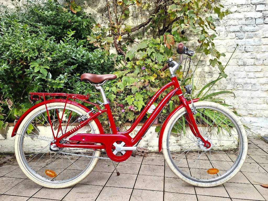 Meisjesfiets 9-12 jaar - Decathlon Elops 900 - 24 inch, Fietsen en Brommers, Ophalen, 24 inch, Velgrem, Elops ( Decathlon )