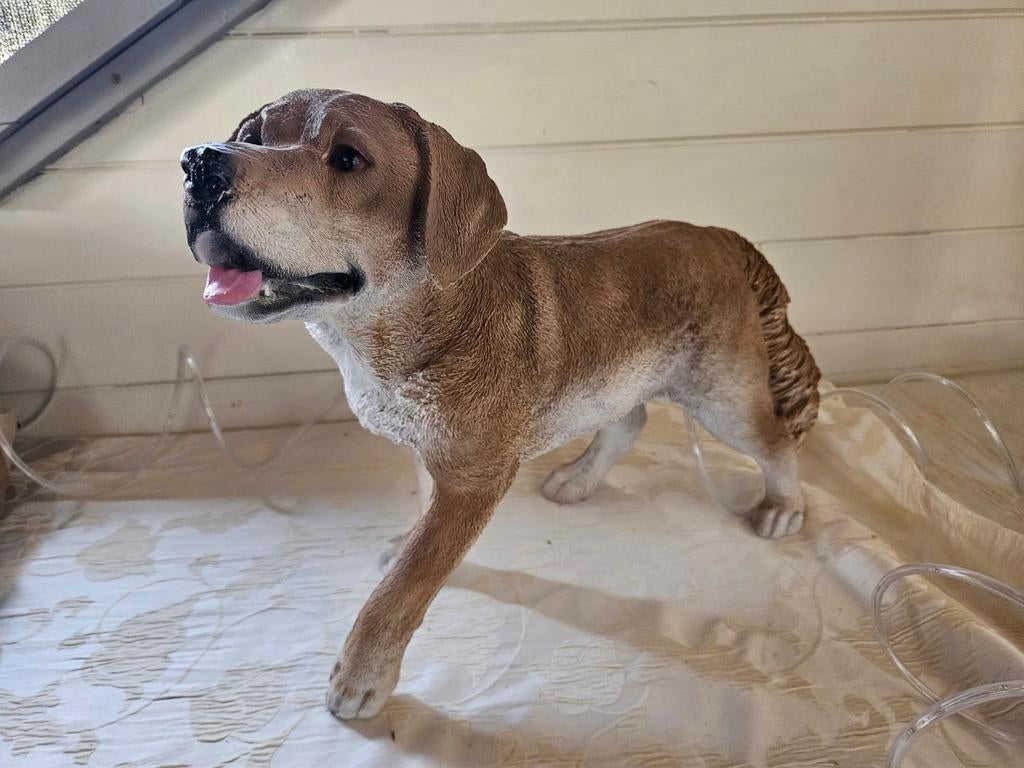 Labrador, polyester beeld, Enlèvement, Neuf, Synthétique, Animal
