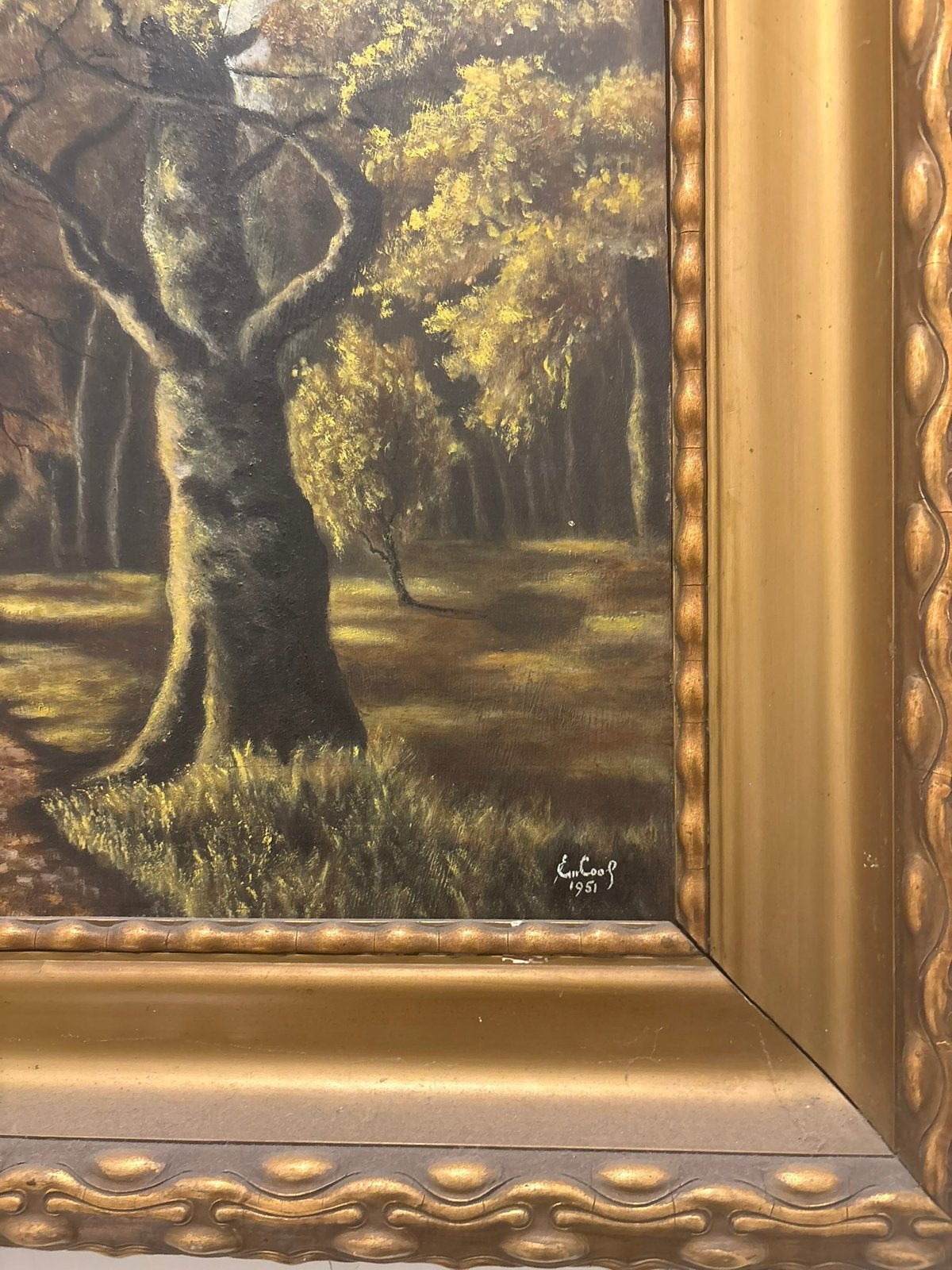 Schilderij van 1951 !, Antiek en Kunst, Ophalen
