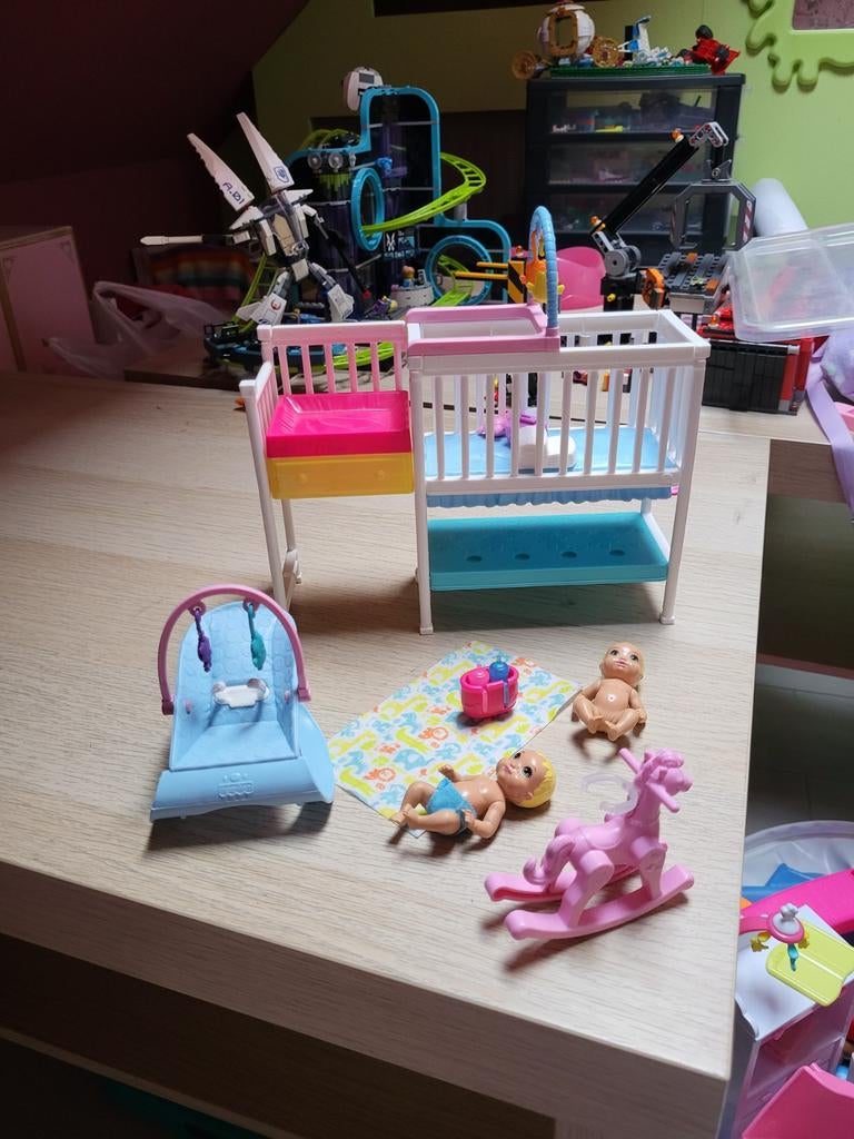 Barbie skipper babysitset, Ophalen
