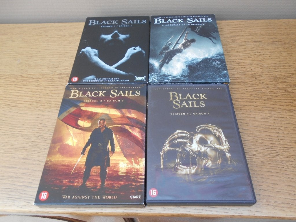 Black Sails - seizoenen 1 t./m. 4, Cd's en Dvd's, Dvd's | Tv en Series, Engels, Vanaf 16 jaar, Nederlands, Seizoen 1