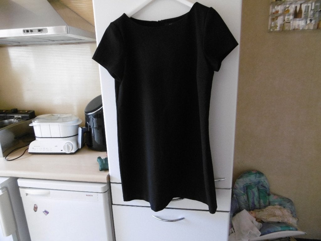 kledij dames kleed "zara" zwart maar L, Zwart, Maat 42/44 (L), Ophalen of Verzenden, Zo goed als nieuw