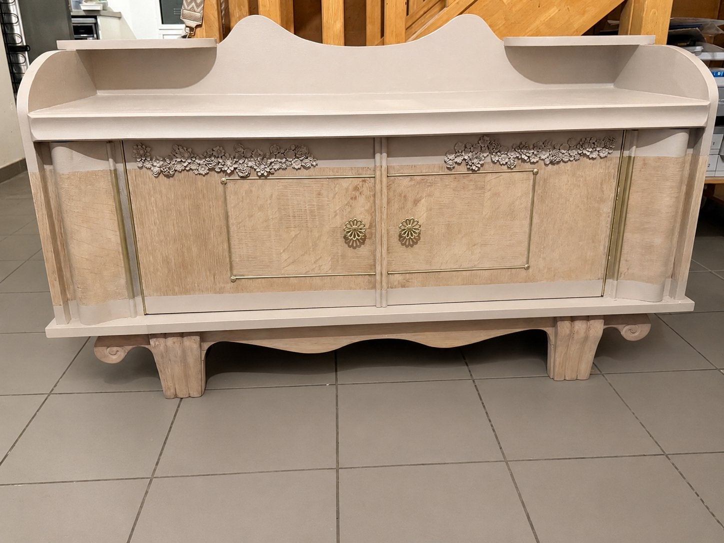 Ancienne coiffeuse transformée en buffet Style Louis XV, 25 à 50 cm, Moins de 100 cm, Comme neuf, 100 à 150 cm