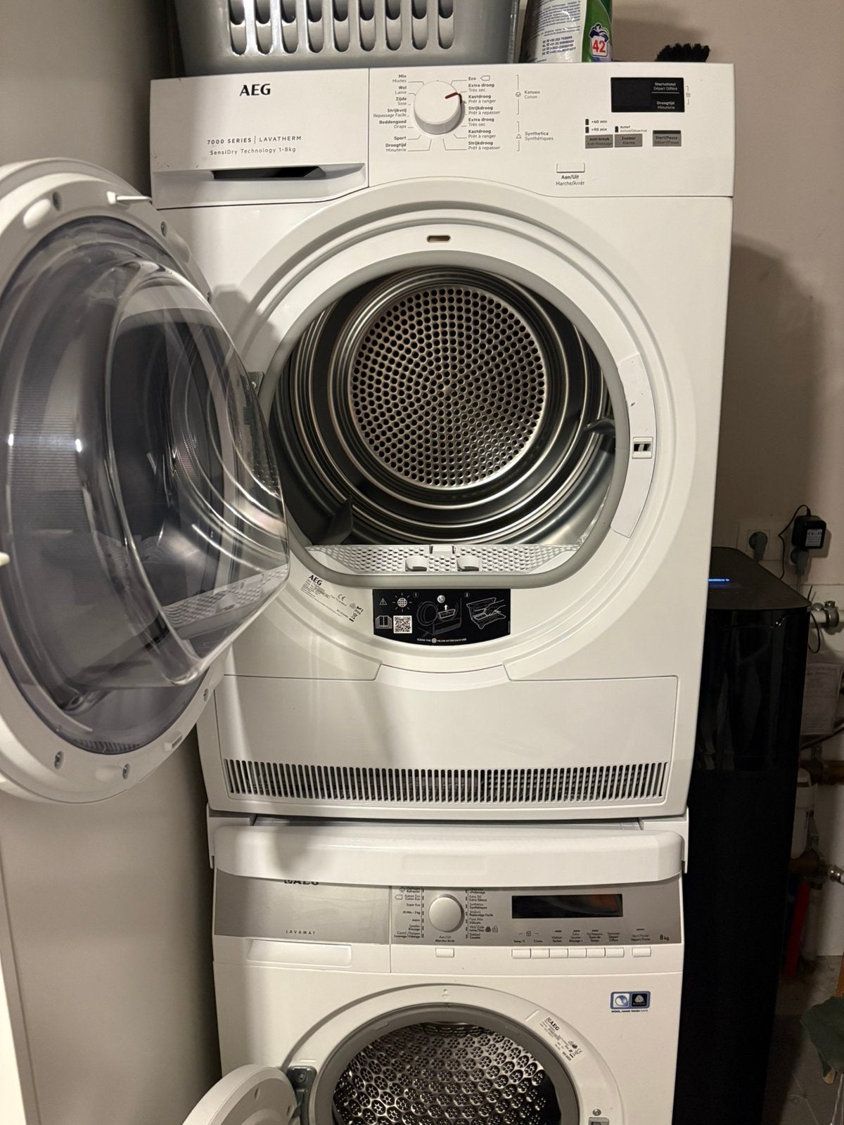 AEG wasmachine en droogkast, Ophalen, Zo goed als nieuw