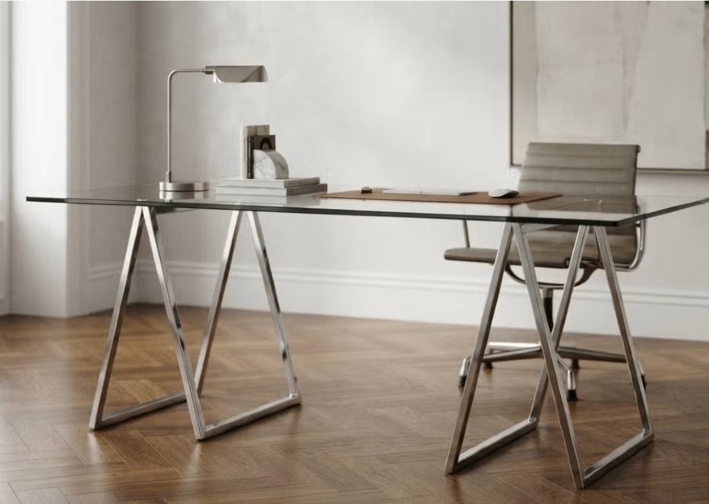Vintage Mid-Century Design Bureau – Jaren '70, Vintage, Enlèvement, Utilisé, Verre
