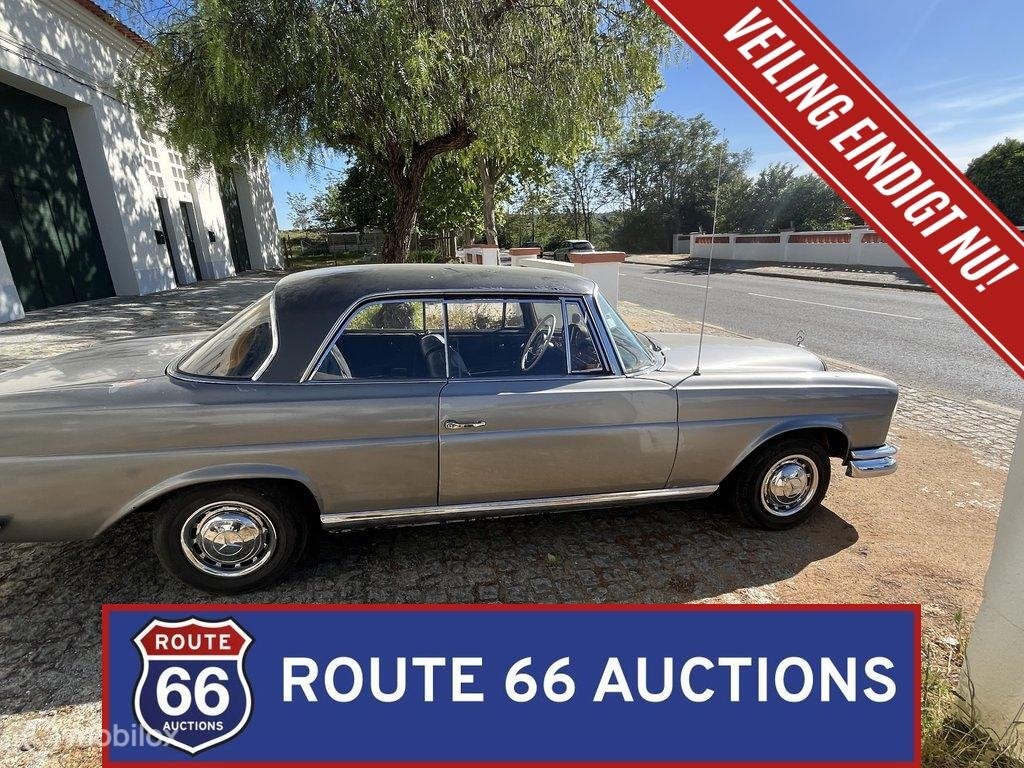 Mercedes-Benz 220 SEb Coupé | 1961 | Route 66 Auctions, Autos, Achat, Entreprise, Boîte manuelle, Autre carrosserie