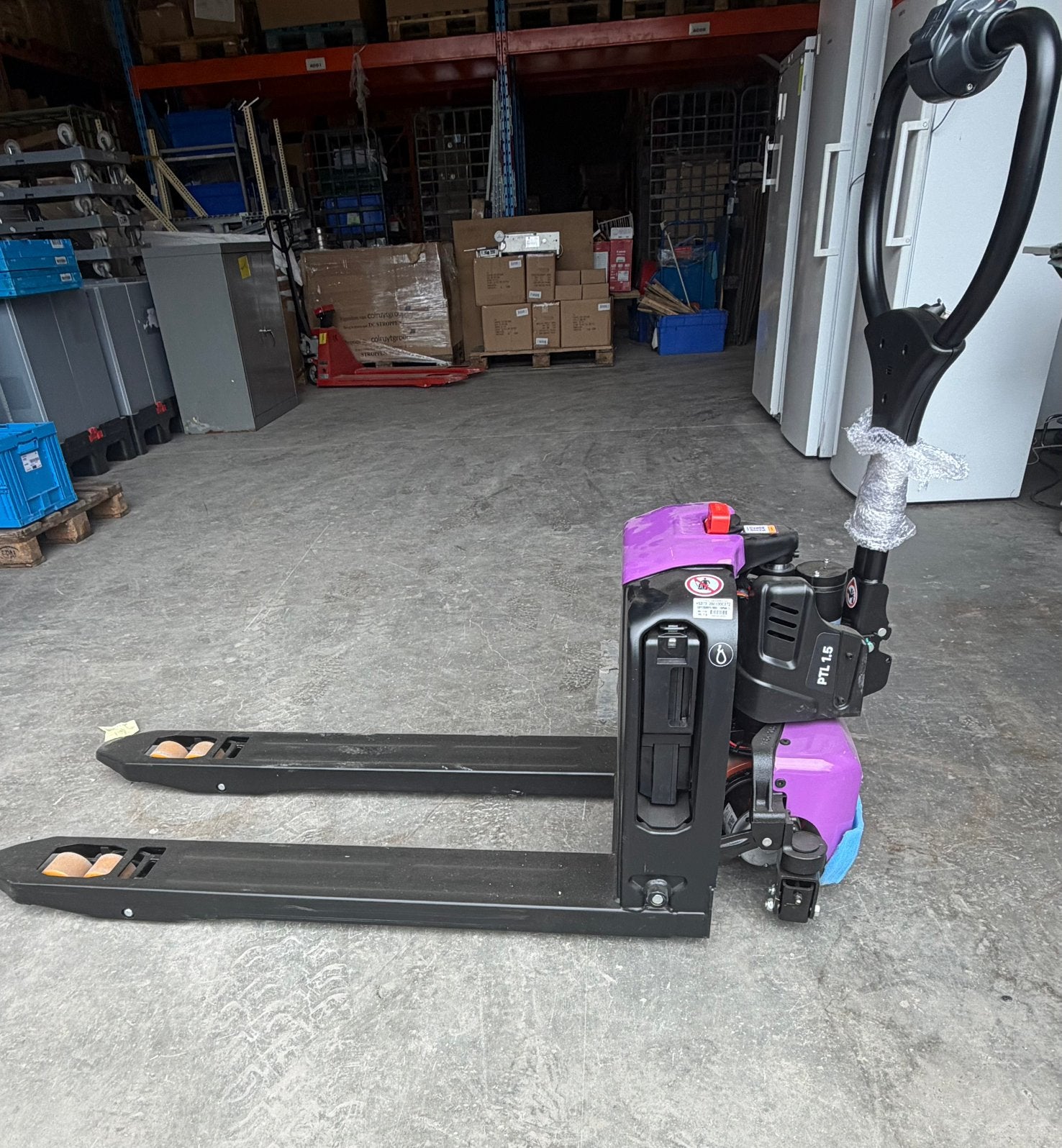 Nieuwe elektrische transpallet te koop., 1000 à 2000 kg, Enlèvement, Électrique, Transpalette