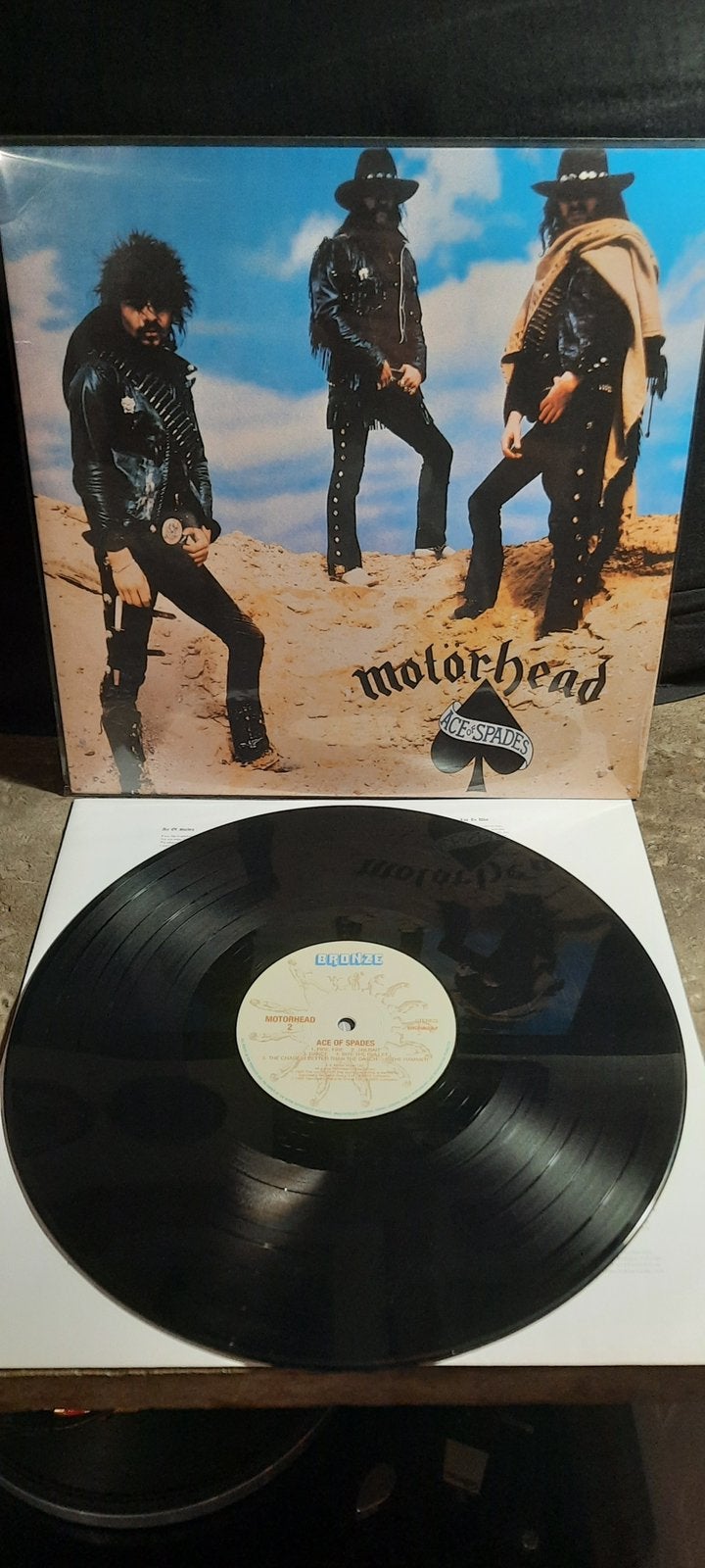 Vinyl lp motorhead ace of spades, Cd's en Dvd's, Vinyl | Hardrock en Metal, LP, Metal, Ophalen of Verzenden, Zo goed als nieuw