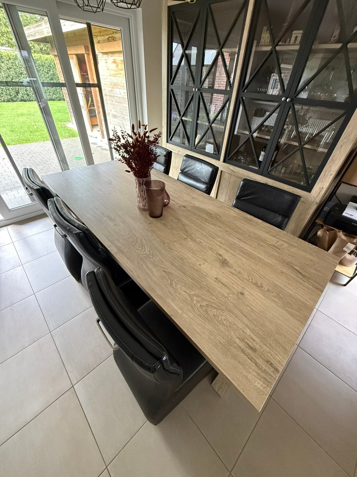 Tafel met stoelen, Ophalen, Minder dan 50 cm, Gebruikt, Vijf personen of meer