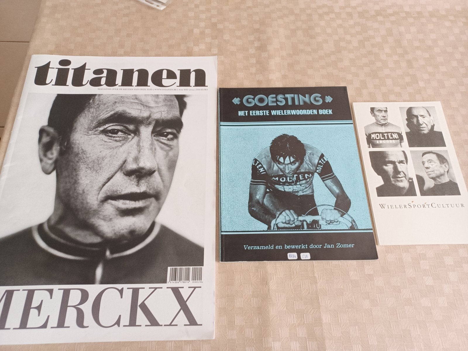 3 boeken Eddy merckx, Ophalen of Verzenden