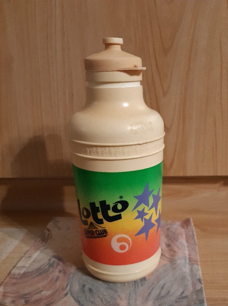 WIELRENNEN CYCLISME DRINKBUS BIDON TEAM LOTTO SUPER CLUB, Ophalen of Verzenden