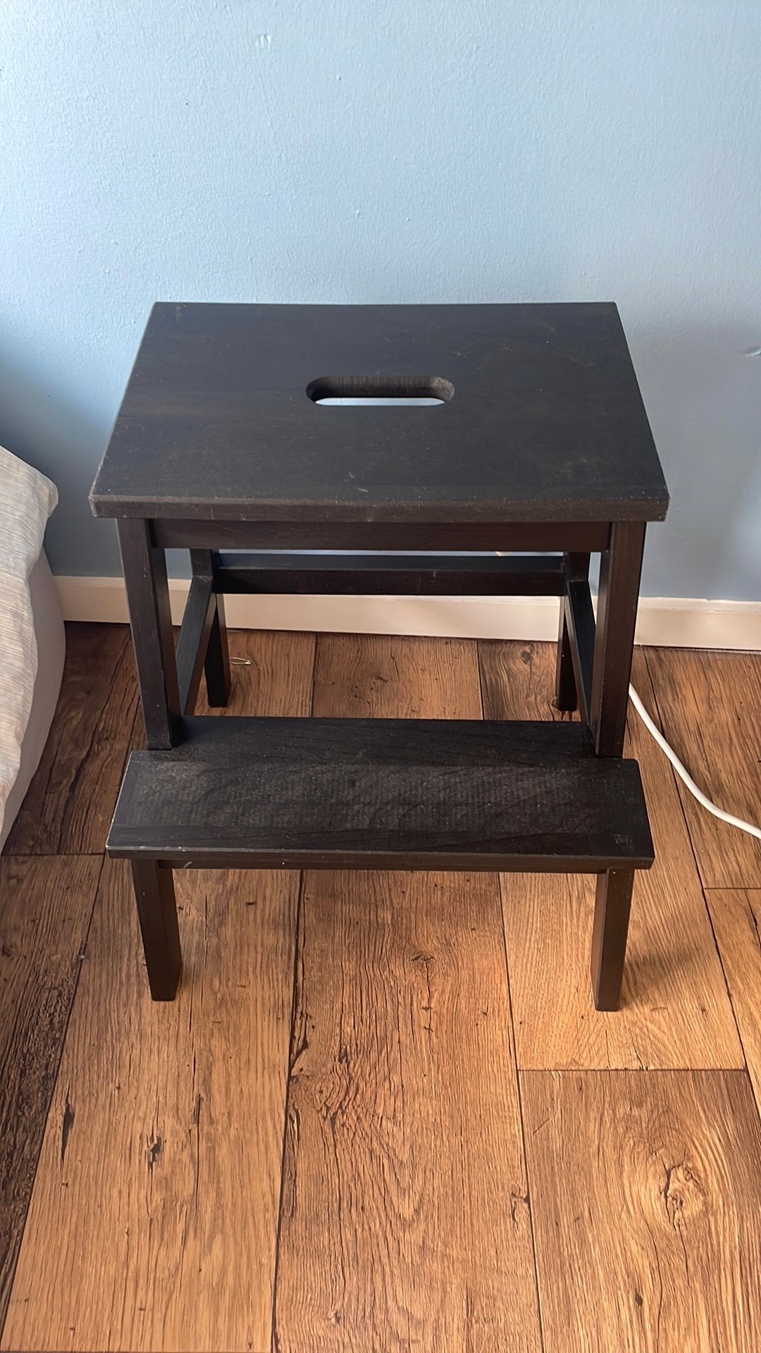 2x opstapje Ikea Bekvam, zwart, Ophalen, Zo goed als nieuw