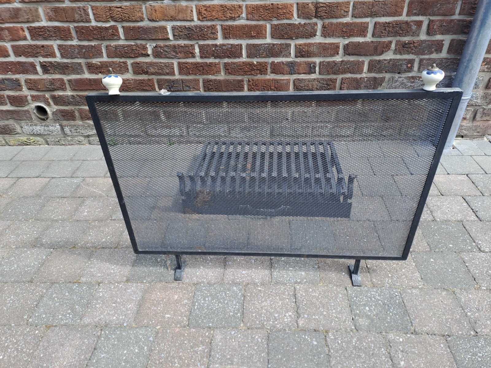 open haard set, Ophalen, Zo goed als nieuw, Vrijstaand, Hout