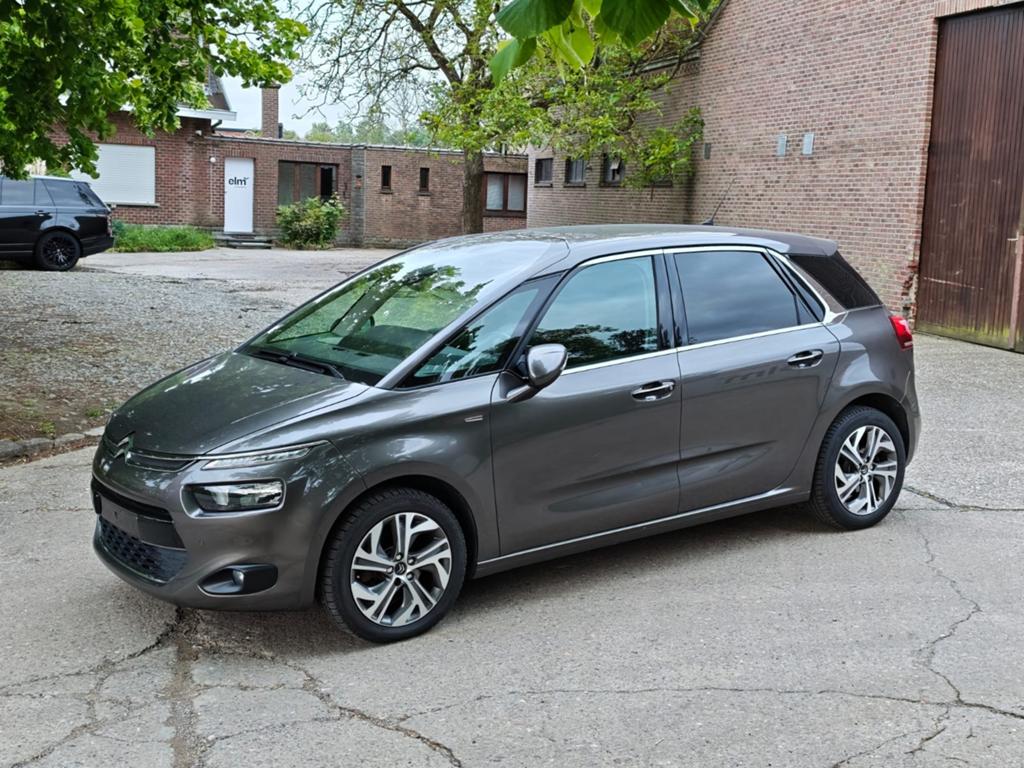 Citroen C4 Picasso Exclusive BTAuto 115.000km***, Autos, Cuir, Argent ou Gris, Euro 6, Entreprise