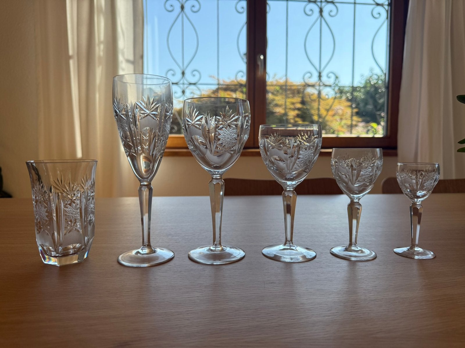 Service de 58 +1 verres en cristal, Ophalen, Zo goed als nieuw