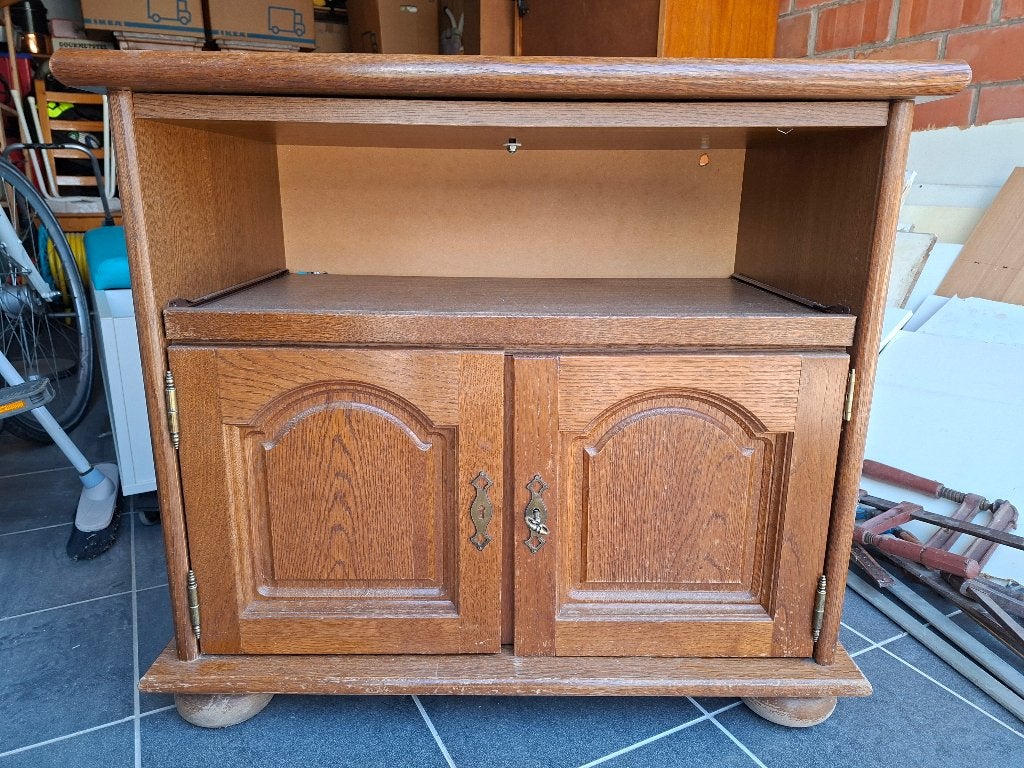 Televisie kastje, Ophalen, Gebruikt, Eikenhout, Minder dan 100 cm