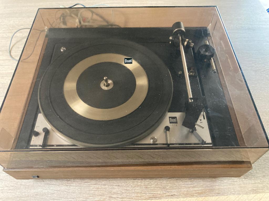 Platine Dual 1216, Audio, Tv en Foto, Platenspelers, Ophalen, Refurbished, Platenspeler, Dual